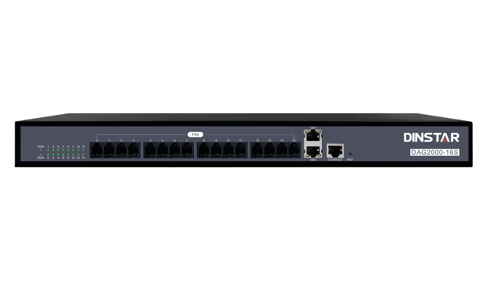 Dinstar DAG2000-16S Gigabit Ethernet