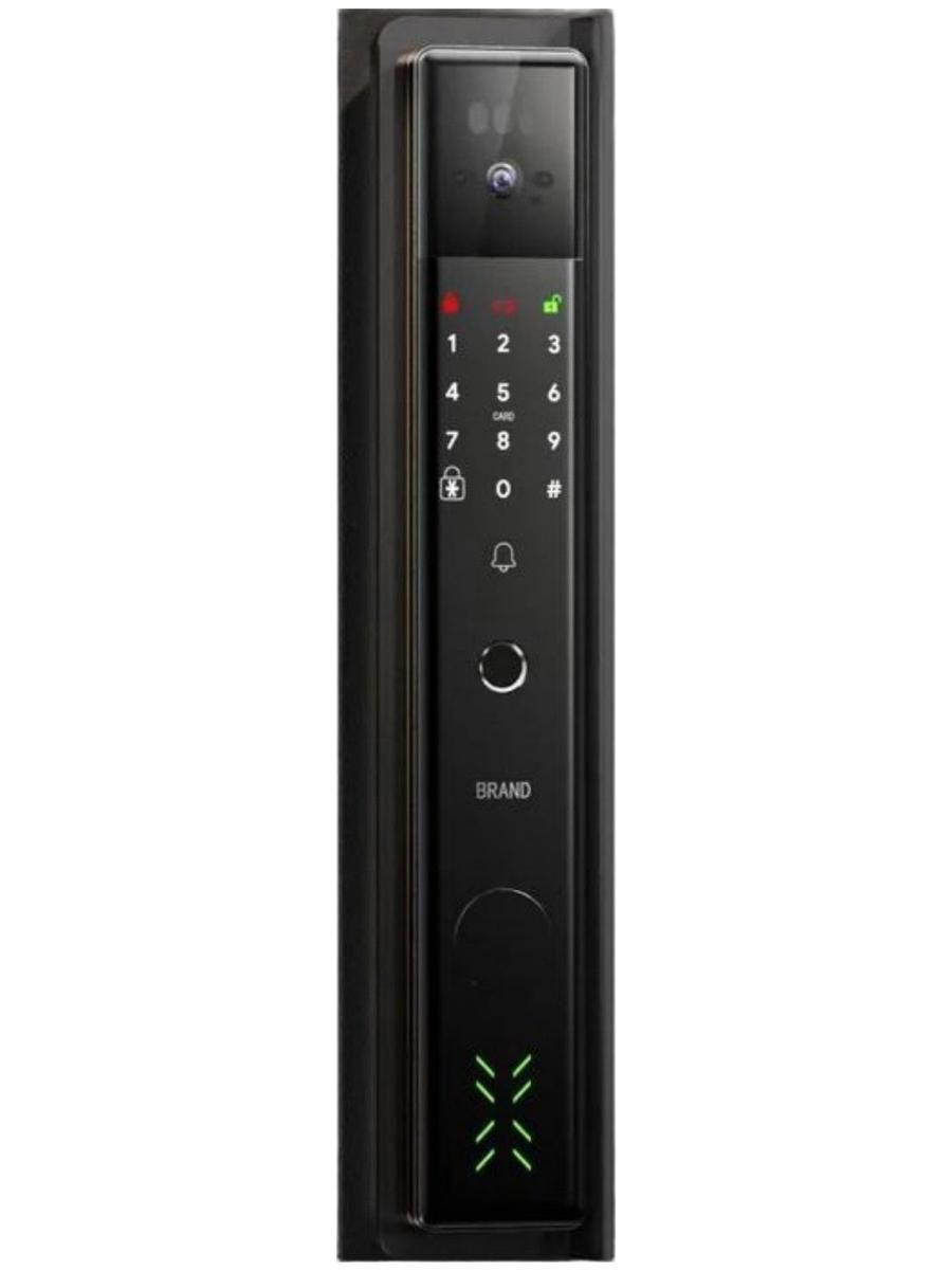 Умный замок Teldis A200 ProMax, чёрный, c Wi-Fi, распознаванием по лицу, сканером отпечатка пальца и вен ладони