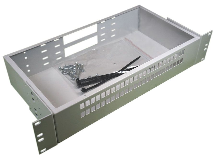 Кросс стоечный оптический Vimcom 19'' укомплектованный 2U, 96 портов LC/UPC, 9/125 мкм (сплайс-кассета, пигтейлы, адаптеры, КДЗС), сплошная панель, серый.