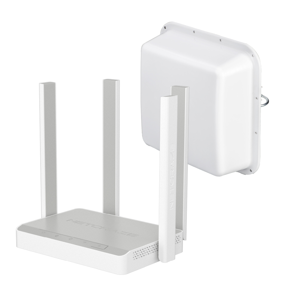 Комплект: Netcraze Explorer 4G + MIMO антенна + кабельная сборка + SIM-карта
