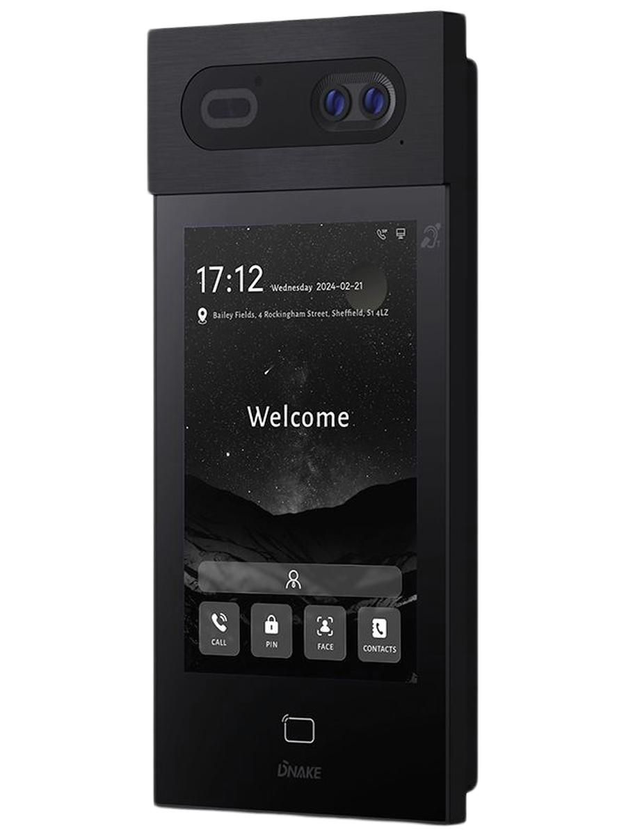 IP-вызывная панель Dnake S617/S, PoE, IP65, 8 дюймов, поддержка технологии WDR, настенный монтаж