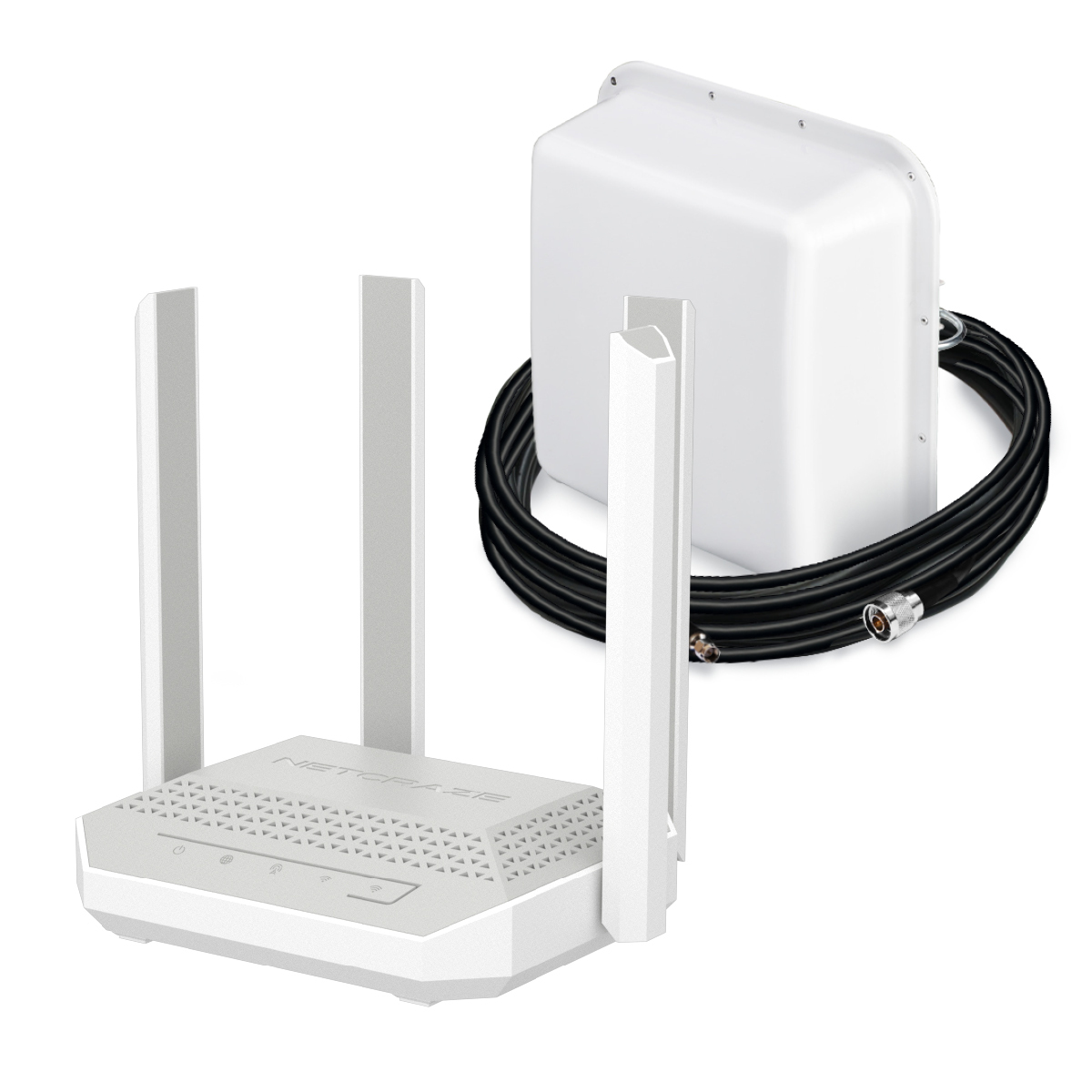 Комплект: Netcraze Speedster 4G+ + MIMO антенна + кабельная сборка + SIM-карта