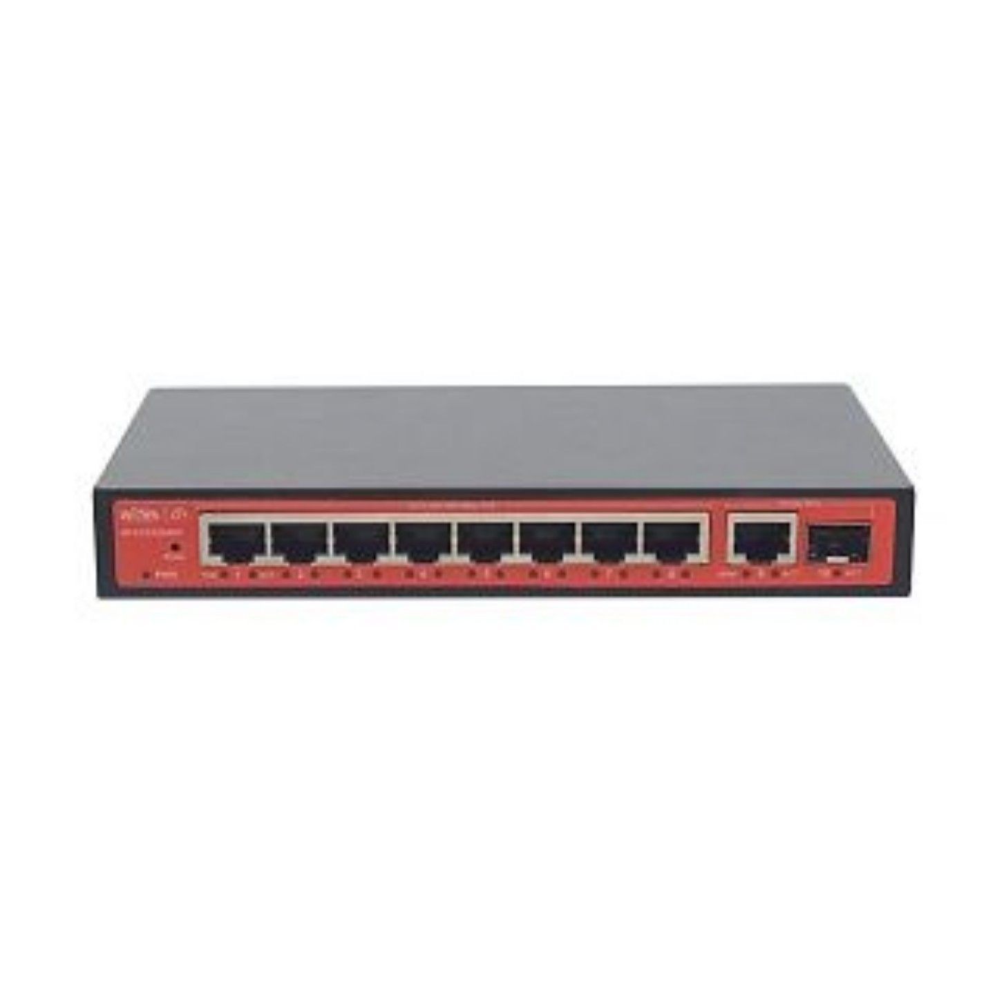 Коммутатор настраиваемый WI-PCES308GF, PoE 60Вт, порты 8 PoE GE + 1 GE + 1 SFP, Easy Smart