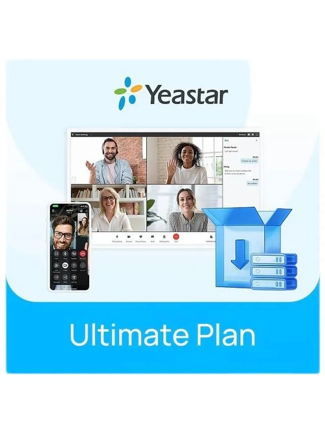 Программа IP-АТС Yeastar PSE Ultimate Plan 16SC, годовая, 16 одновременных вызовов