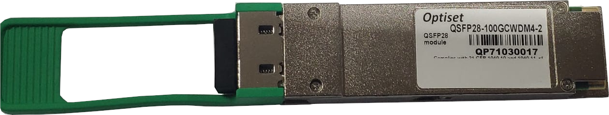 Модуль QSFP28, 100G, CWDM4, 2km, 2xLC