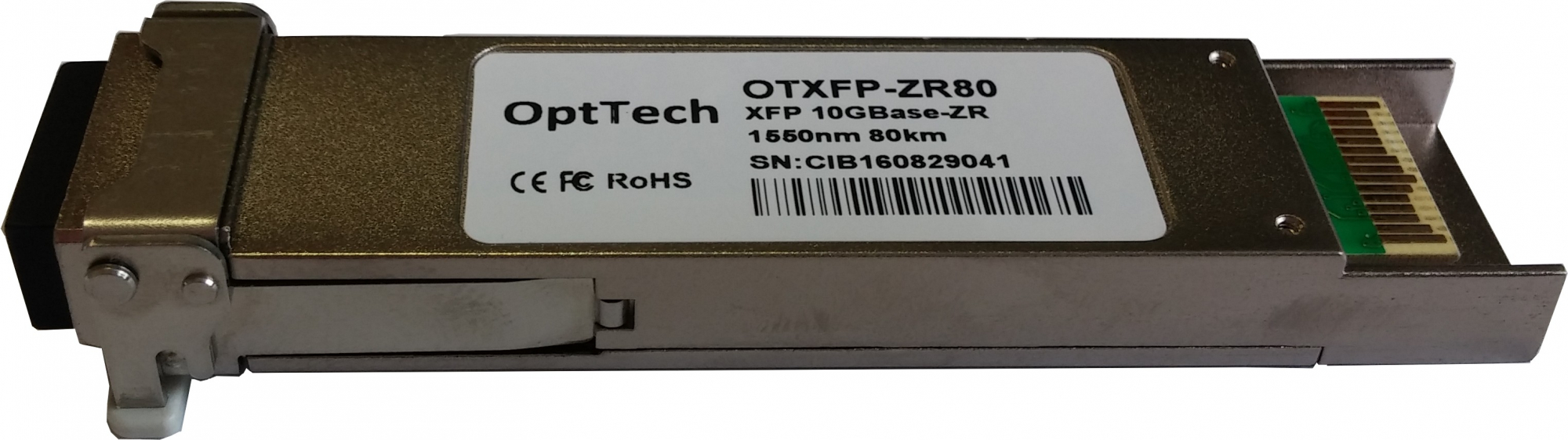 Модуль XFP, 10GBase-ZR, 1550nm, 80km