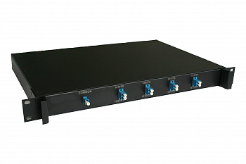 Мультиплексор CWDM, одно волокно, 4 канала, 8 длин волн с 1470 по 1610нм, Type 1, LC