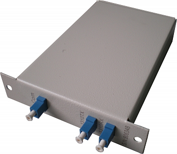 Мультиплексор, WDM, 1310Tx+1310Rx / одно волокно, LC