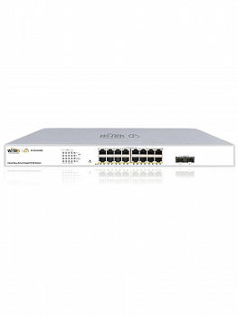Коммутатор настраиваемый WI-PCES318GF, PoE 250Вт, порты 16 PoE GE + 2 SFP, Easy Smart