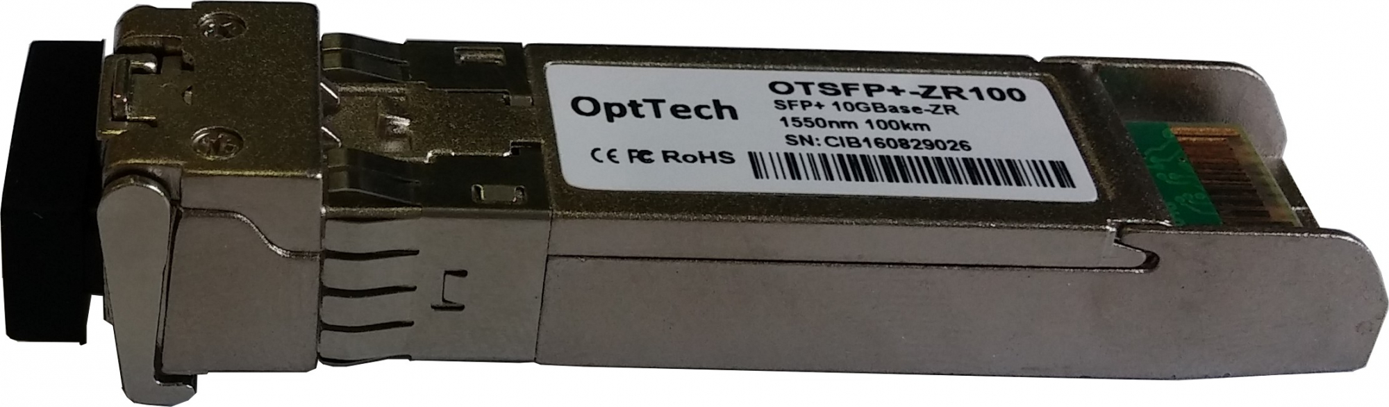 Модуль SFP+, 10GBase-ZR, 1550nm, 100km