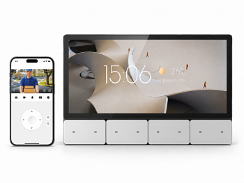 Смарт-панель для управления умным домом и IP домофоном Teldis TD-F5, Android 11, 6.2 дюйма, Wi-Fi, ZigBee, Bluetooth, Micro SD