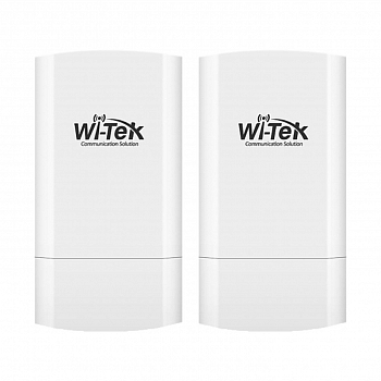 Комплект 2-х Wi-Fi точек доступа Wi-Tek WI-CPE111-KIT v2, 802.11b/g/n, 2,4ГГц, до 300Мбит/с
