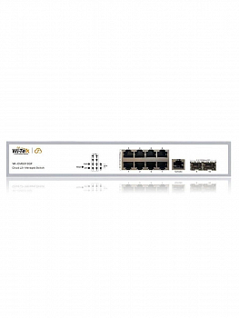 Коммутатор управляемый Wi-Tek WI-CMS310GF, уровень L2, порты 8GbE-T + 2GbE-X SFP + 1консольный порт