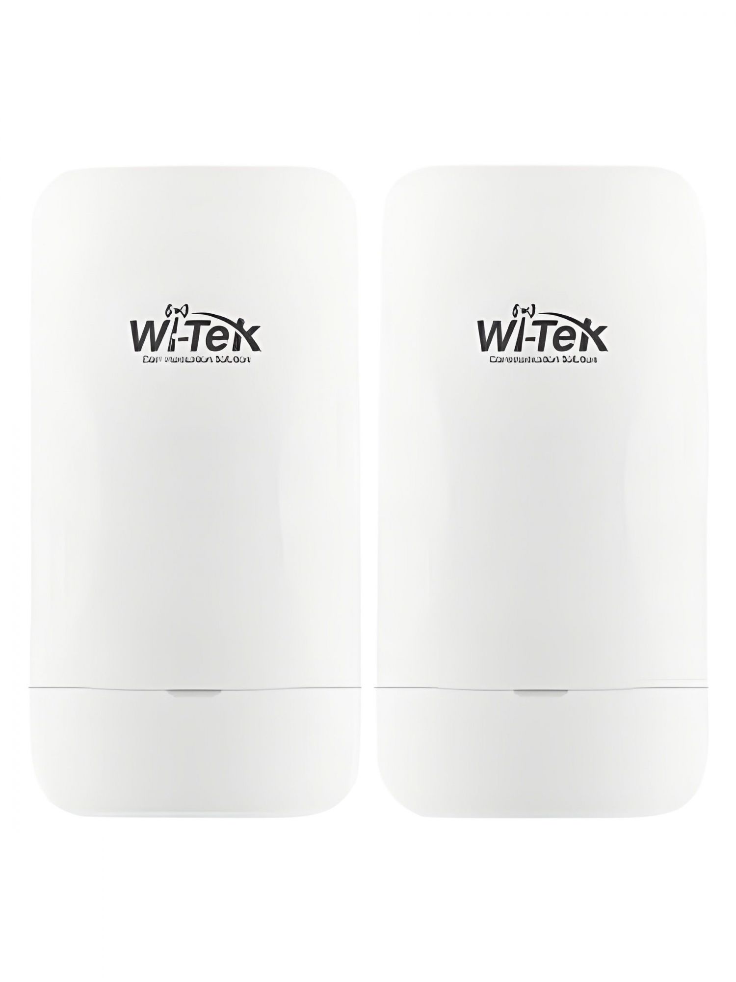 Комплект из 2-х преднастроенных точек доступа Wi-Tek WI-CPE110-KIT, 802.11b/g/n, 2.4ГГц, до 300 Мбит/с / беспроводная передача данных на расстояния до 1 км