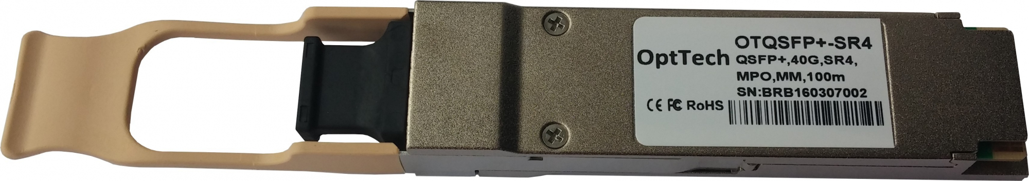 Модуль QSFP+, 40G, 4 x LR 1310nm, SM, 10km, MPO/APC