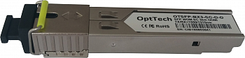 Модуль SFP, WDM, TX/RX=1550/1310nm, SC, 3km, DDMI